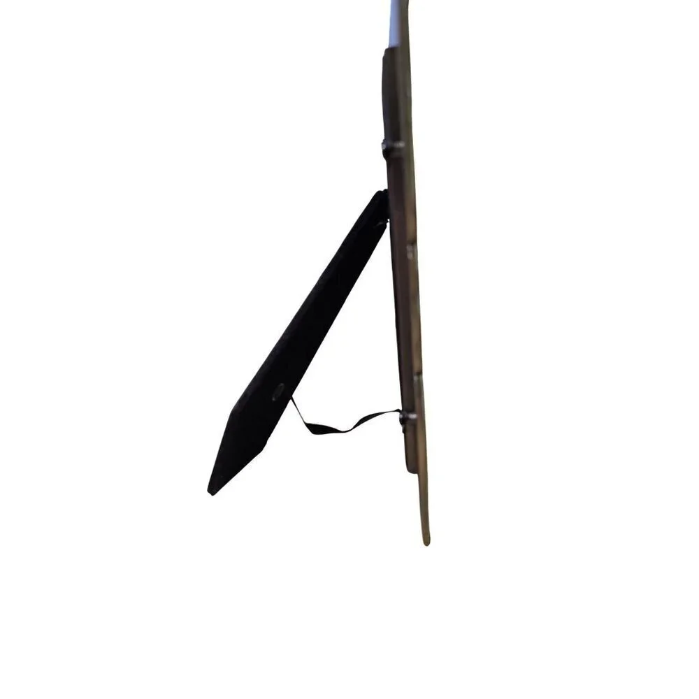 Vintage Ornate Floral Metal & Red Scroll Photo Frame 5.5"x3.5" - Picture 3 of 8